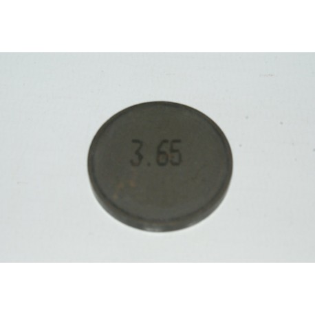 Einstellplättchen Ventil 3.65 mm